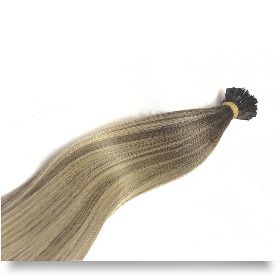Mikro Saç Kaynak Renk #6A - #8A - #613 CALIFORNIA BLONDE OMBRÉ 25 Gram - 55 Cm