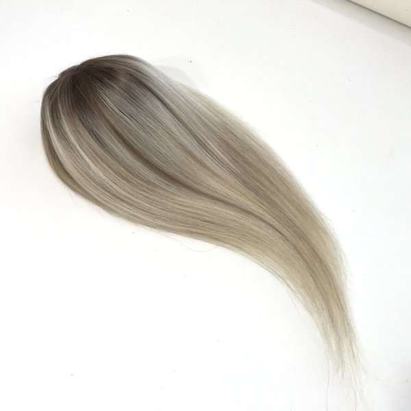 Tepelik Saç Ombre California Blonde Ombre 6A-8A-613 Doğal Gerçek Saç 45 Cm